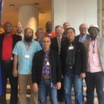 Los afiliados de IndustriALL formaron el panel de expertos en el Grupo de los Trabajadores en la reunión de la OIT con el fin de formular un nuevo repertorio de prácticas de seguridad para la minería a cielo abierto. Se tomó la foto en la OIT en Ginebra, Suiza.