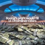 “Les bénéfices de Boeing rempliraient 14 carlingues de Dreamliner avec 1,7 milliards de coupures de 1 dollar – Respect, Salaires, Cohérence #Youdeservebetter (Vous méritez mieux)”