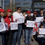 Представители IndustriALL и BWI в Женеве