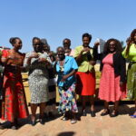 Membres du Comité des femmes d’IndustriALL du Zimbabwe.