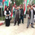 NUAWE members attempt to defend their union office. Photo: NUAWE