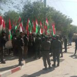 NUAWE members attempt to defend their union office. Photo: NUAWE