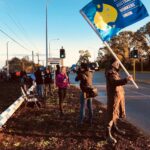 Piquet de grève à Kwinana. Photo : AWU 