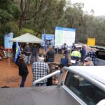 Piquet de grève devant une mine d'Alcoa. Photo : AWU 