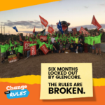 "Шестимесячный локаут рабочих Glencore. Если правила нарушены – измените правила"