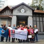 Una delegación de UNI Américas y de IndustriALL presentó una copia de la carta de las organizaciones sindicales globales en la embajada de Colombia en Uruguay 