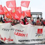 "¡El tiempo es vida, no el dinero!" Foto: Bodo Marks / IG Metall
