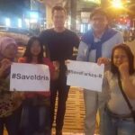 IndustriALL assistant general secretary Kemal Özkan and Tom Grinter with Indonesian affiliates from FARKES.