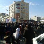Акция протеста в Керманшахе, Иран, 29 декабря 2017 года. Фото: “Голос Америки”, Викисклад