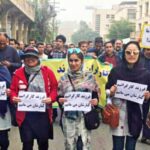 Семьи металлургов проводят демонстрацию в Ахвазе 