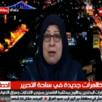 Хашмея Альсаадаве выступает по иракскому телевидению