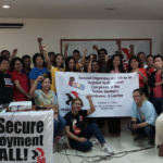 The garment and textile unions resolved to work together to improve rights of workers in supply chains in the country.