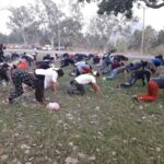 Some of the workers were injured at the camp.