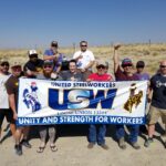 Los trabajadores de Ciner Wyoming se unen a la campaña de la representación sindical del afiliado a la IndustriALL el USW. Foto: USW