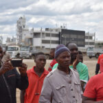 Los sindicatos también demandan salarios dignos en la planta de cemento. 