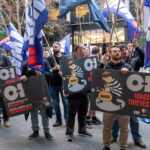ETU Victoria and AMWU Victoria members at OI Glass, Photo ETU