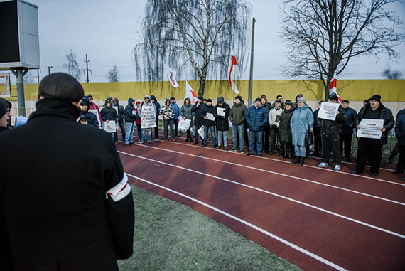 Le 13 novembre 2018, des militants du BITU ont tenu un piquet pour revendiquer l’enregistrement de leur section locale