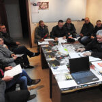 Meeting of Remmontazhstroy workers 