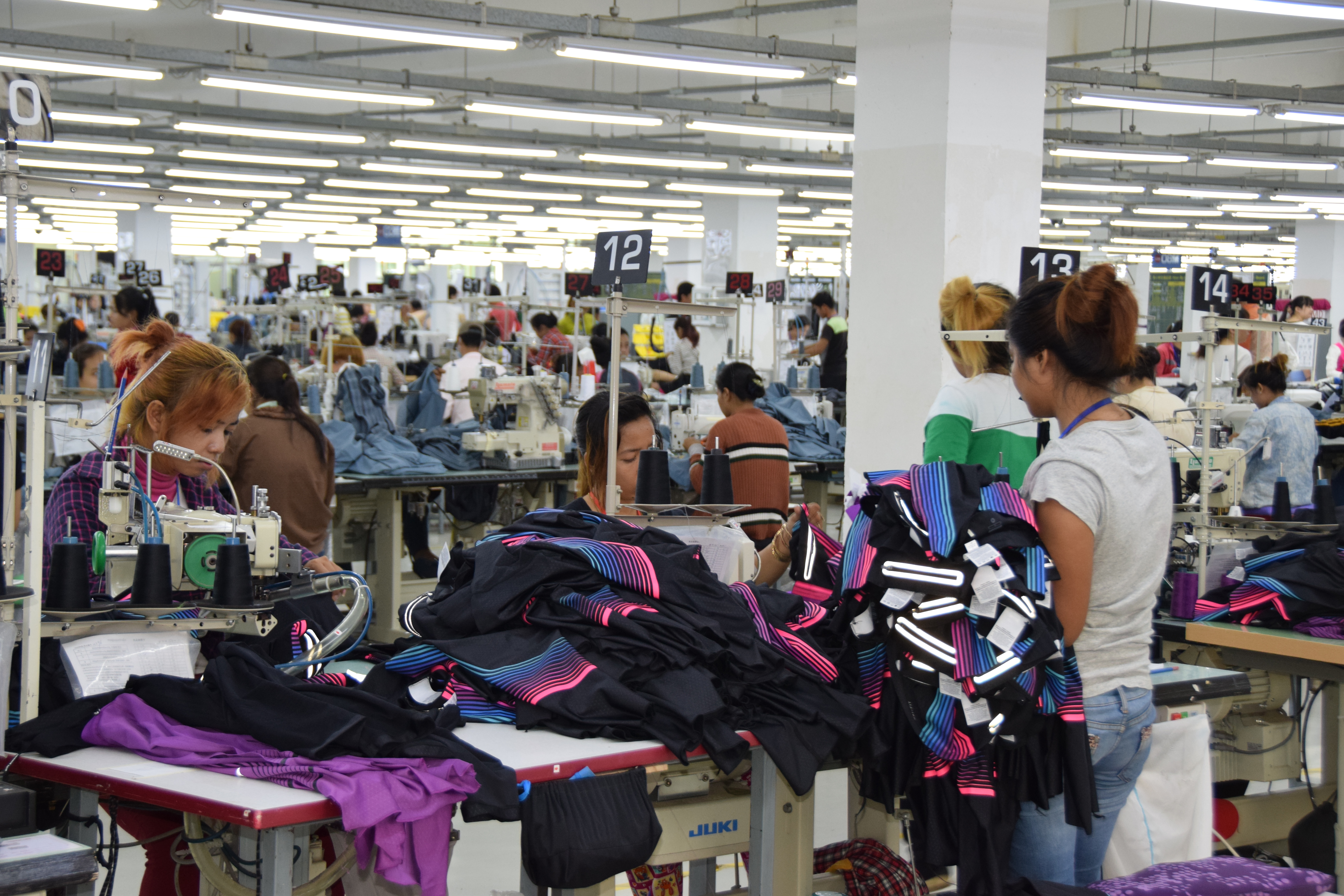 Nike garment factory in Phnom Penh