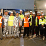 Workers at Tümad gold mines in Turkey