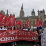 Le Secrétaire général d'Unite, Len McCluskey, s'adresse aux travailleurs 