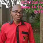 Photo extraite de la vidéo du Président du ZCTU, Peter Mutasa, appelant à la grève générale 