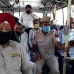 Central trade union leaders detained by Delhi police on May 22 while taking part in nation-wide trade union protest.