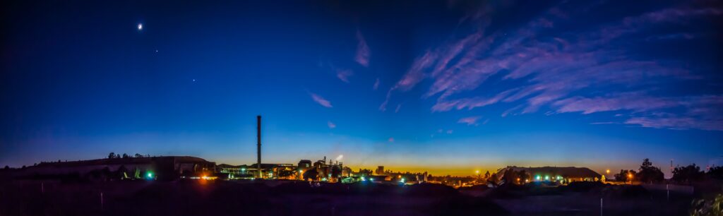Randfontein Mine At Sunrise, Johannesburg. Photo credit: Paul Saad