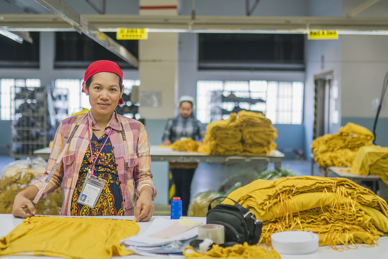 Garment factory in Cambodia, Decent Work Country Programme, ILO