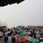 Thousands of local people attended his funeral: Photo: Ye Aung