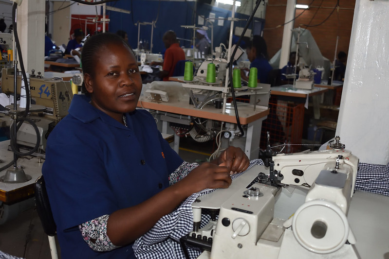 Garment factory, Zimbabwe, September 2024