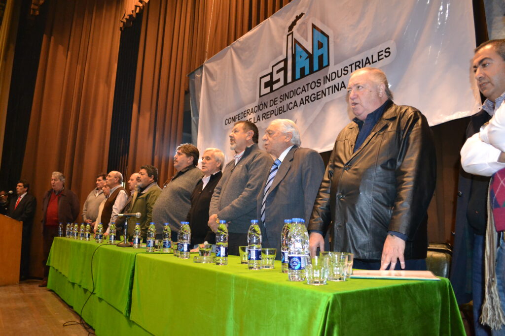 Confederación de Sindicatos Industriales de la República Argentina, CSIRA