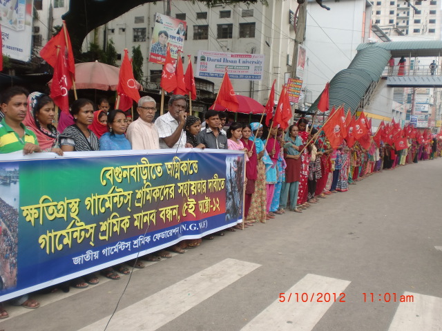 Begunbari Human Chain