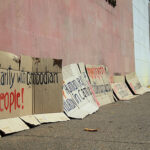 Action de solidarité devant l'ambassade du Cambodge à Bangkok