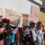 Action de solidarité devant l'ambassade du Cambodge à Bangkok