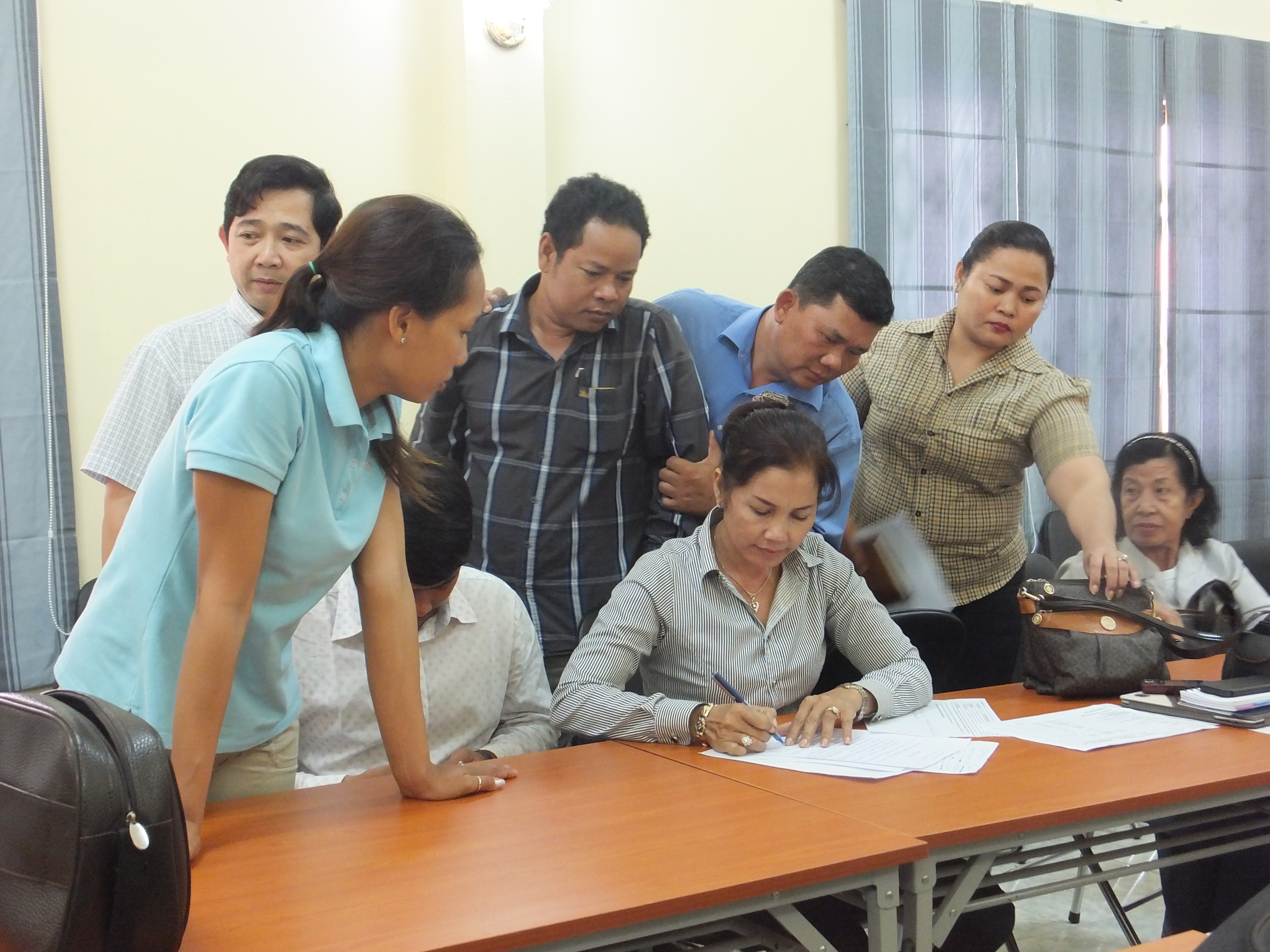 Photo from a workshop in mid-December 2013 where IndustriALL affiliates decided for a common demand on minimum wage equal to 157 US dollars