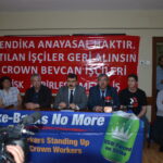 Пресс-конференция в городе Измит, Турция