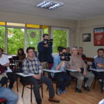 Пресс-конференция в городе Измит, Турция