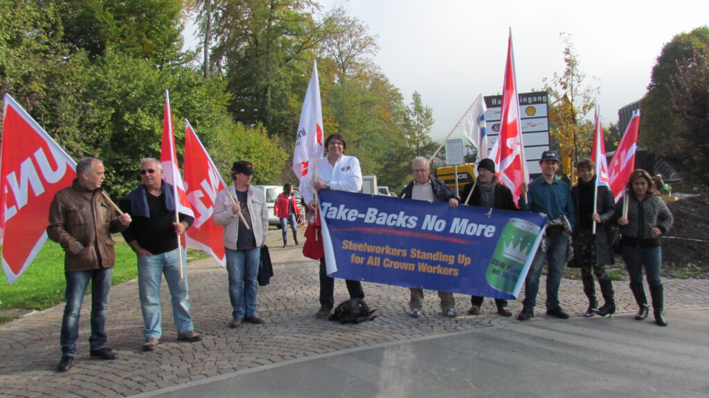 Action in Switzerland next tot eh European HQ of Crown Holdings