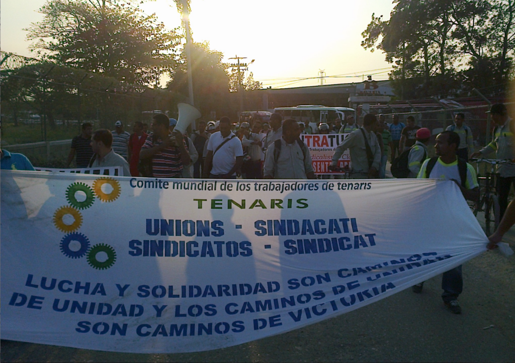 Workers rally for Rubén