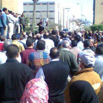 Бастующие рабочие Махаллы