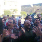 Бастующие рабочие Махаллы