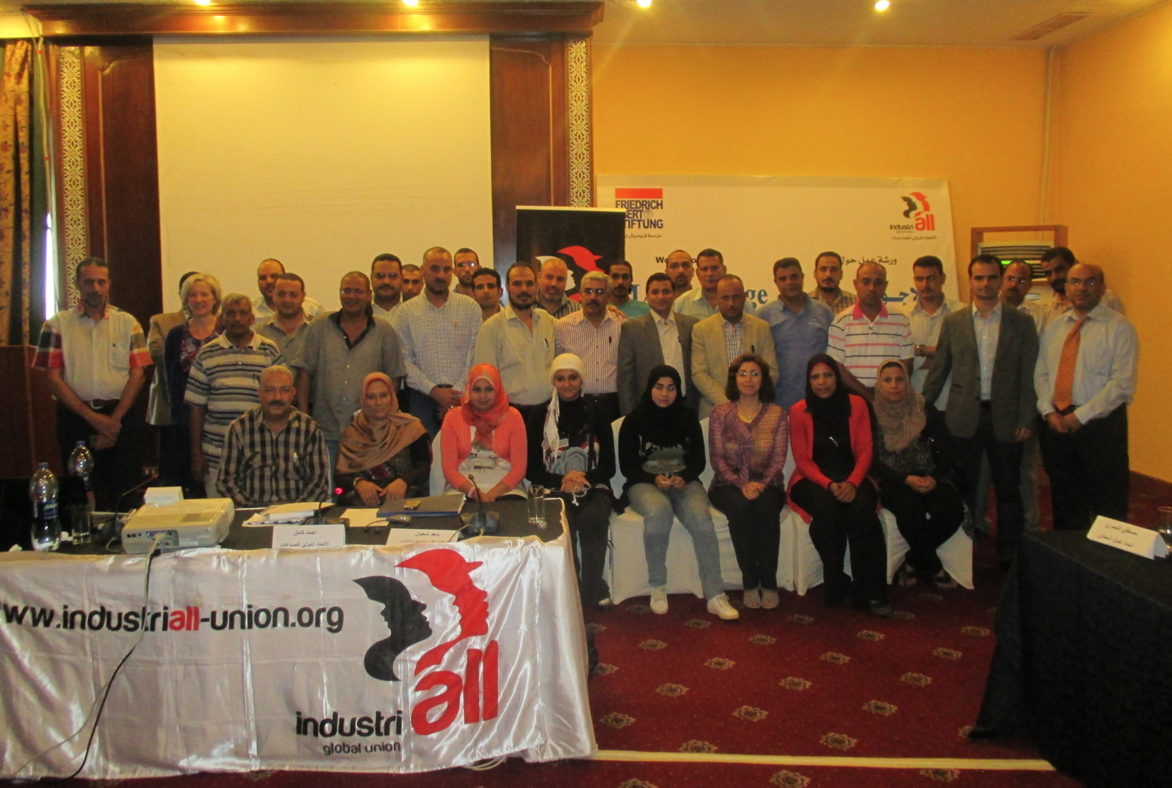 Участники во время семинара в Египте.