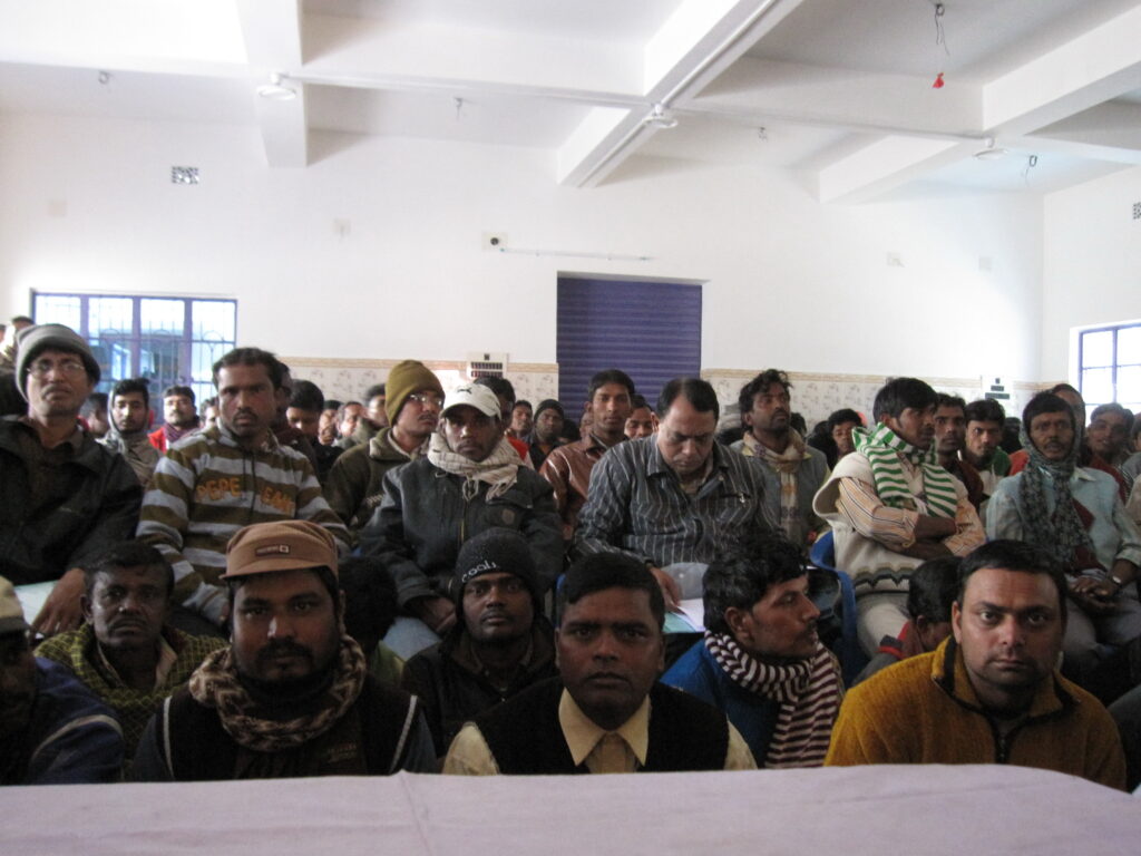 Contract workers at Asansole