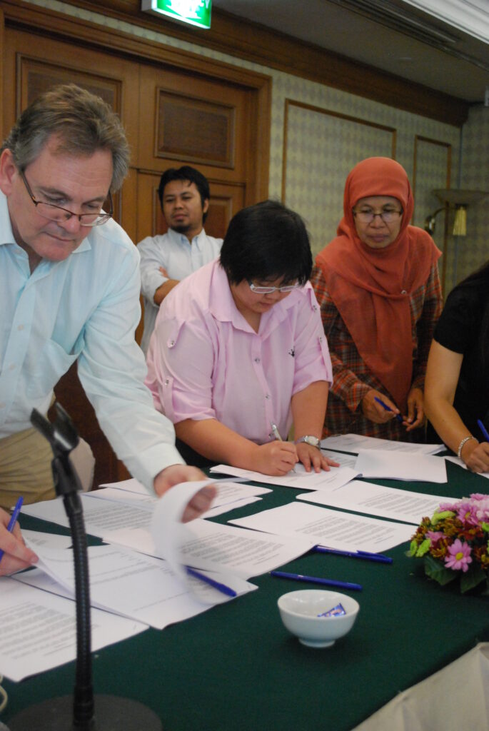 Signing of FoA protocol June 2011