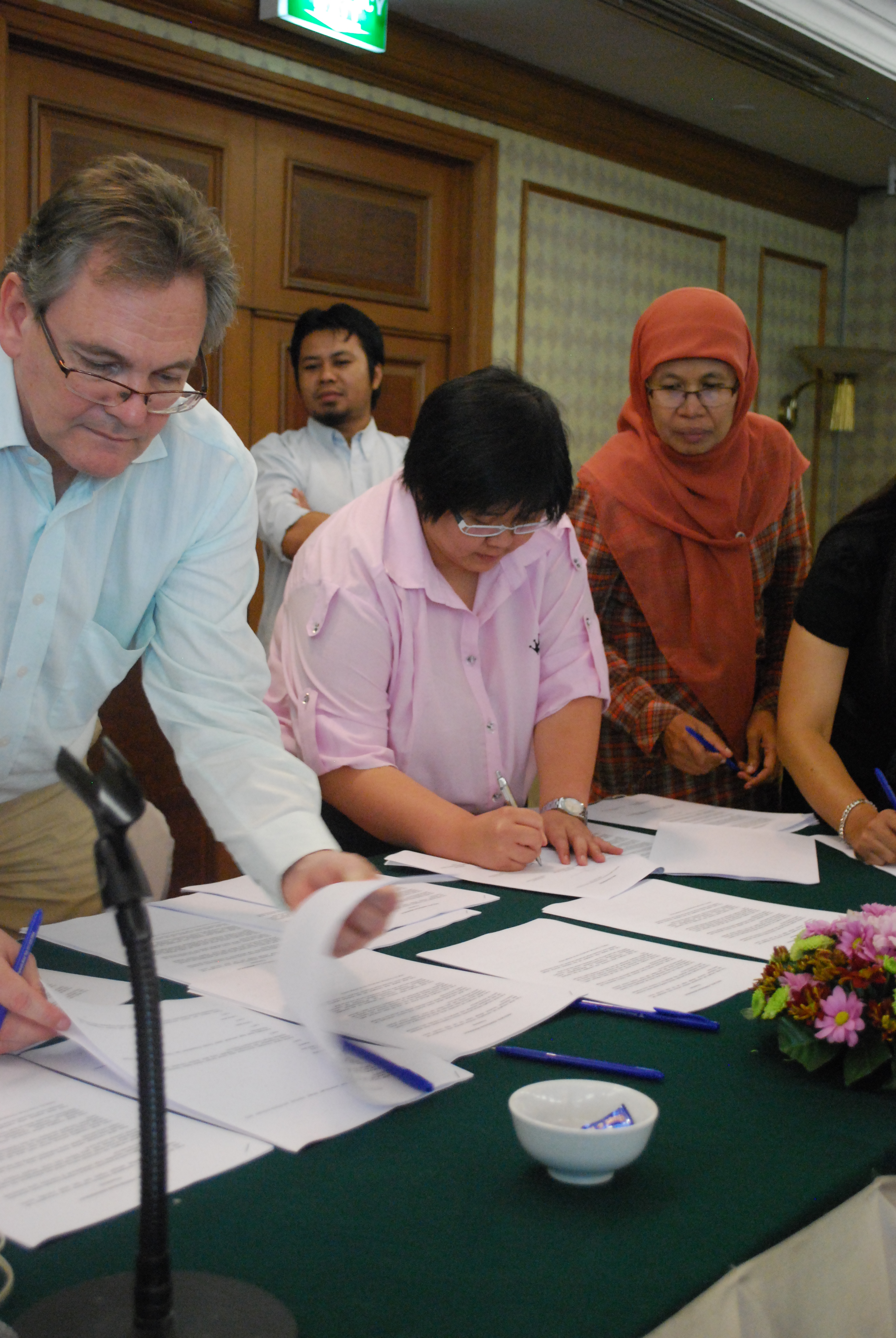 Signing of FoA protocol June 2011