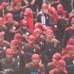 Garda metal were there to ensure order.