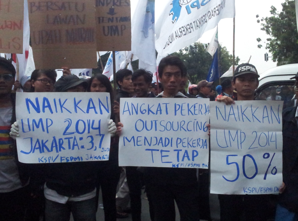 Sindicalistas de Indonesia declaran la huelga para exigir aumentos salariales