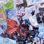 Демонстрации в поддержку повышения минимальной заработной платы в Индонезии