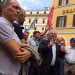 Акция протеста в Риме, фото Femca-Cisl